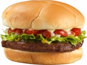 glycemic index of hamburger