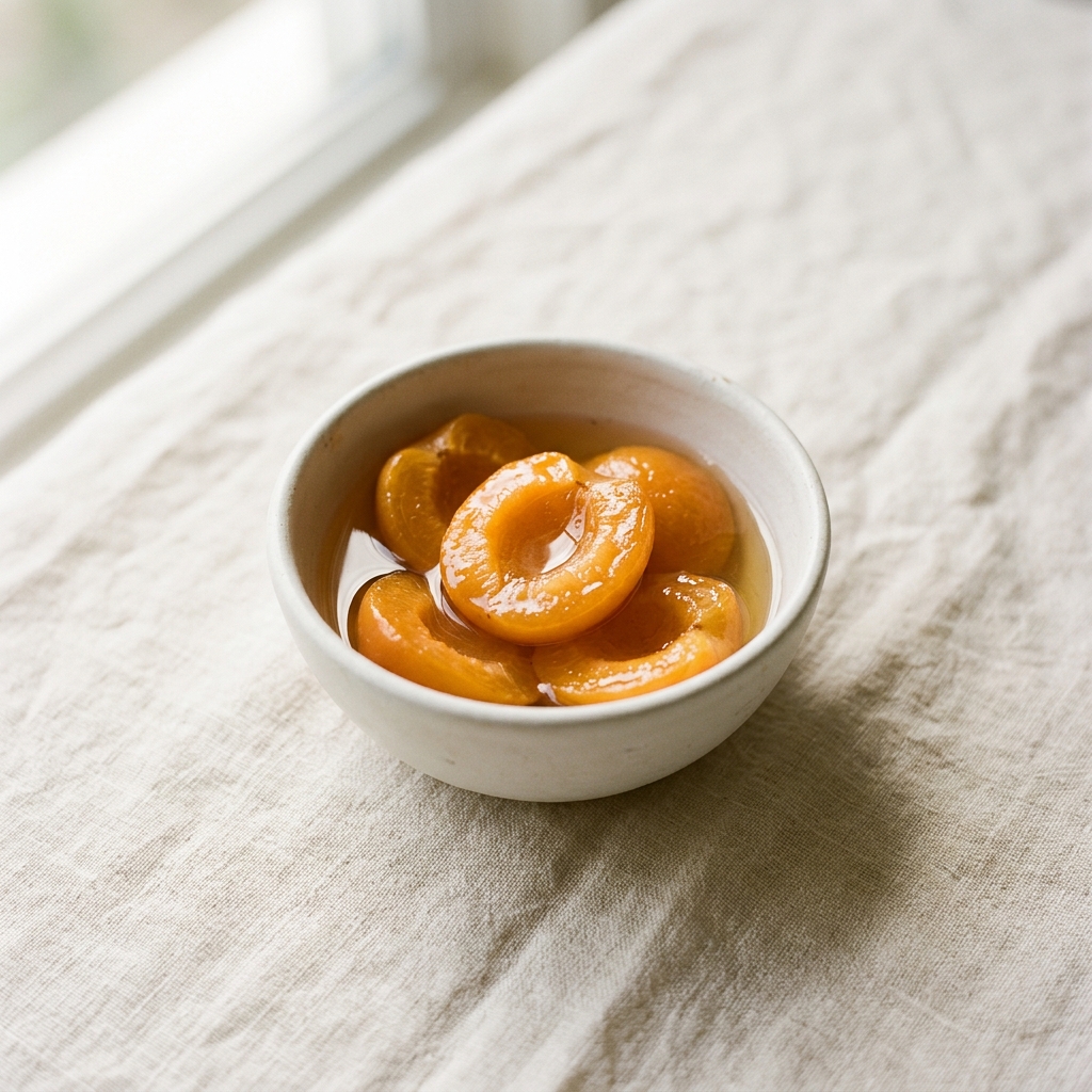 Apricots, canned in syrup