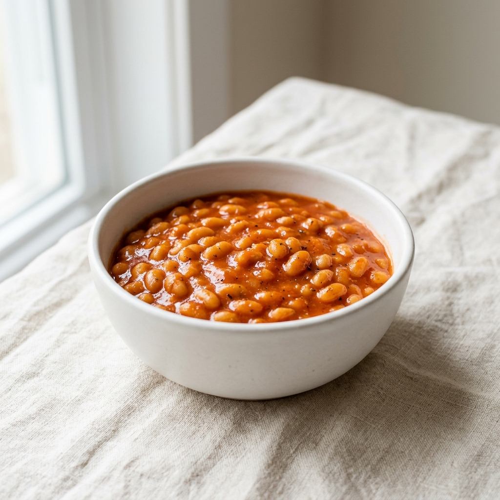 Baked beans, canned