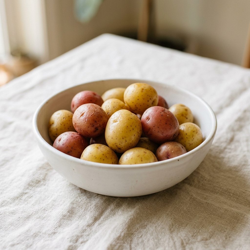 New potatoes, boiled