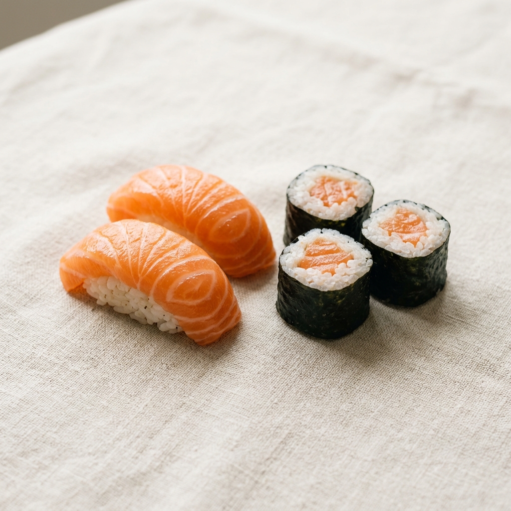 Sushi, salmon