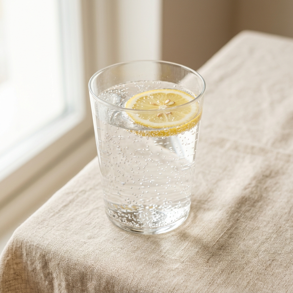 Water or sparkling water