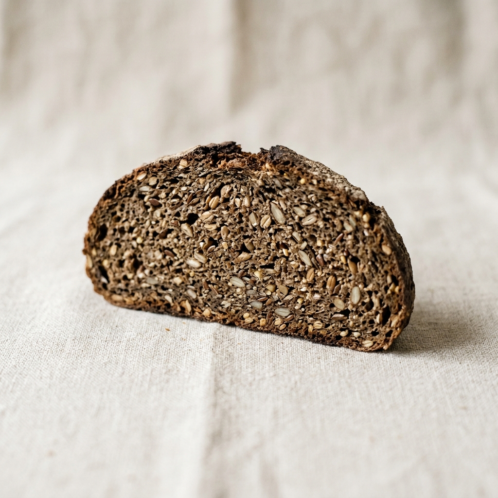 Whole-grain kernel bread